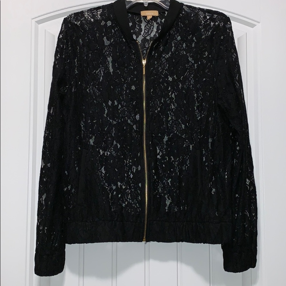 🖤 Black Lacey Bomber Jacket 🖤